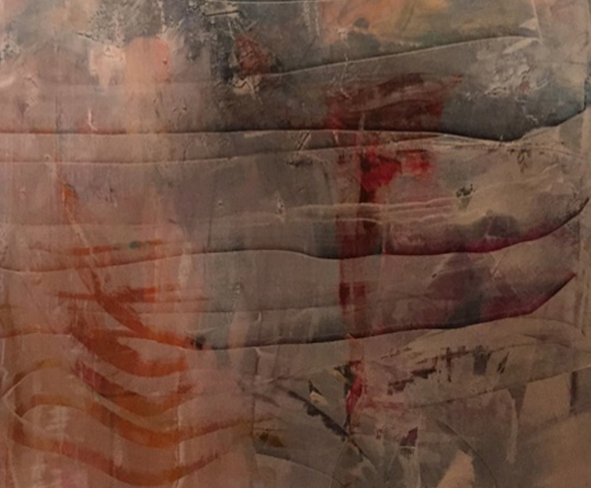 foto fragmenta kartiny s abstraktnym izobrazheniyem kita